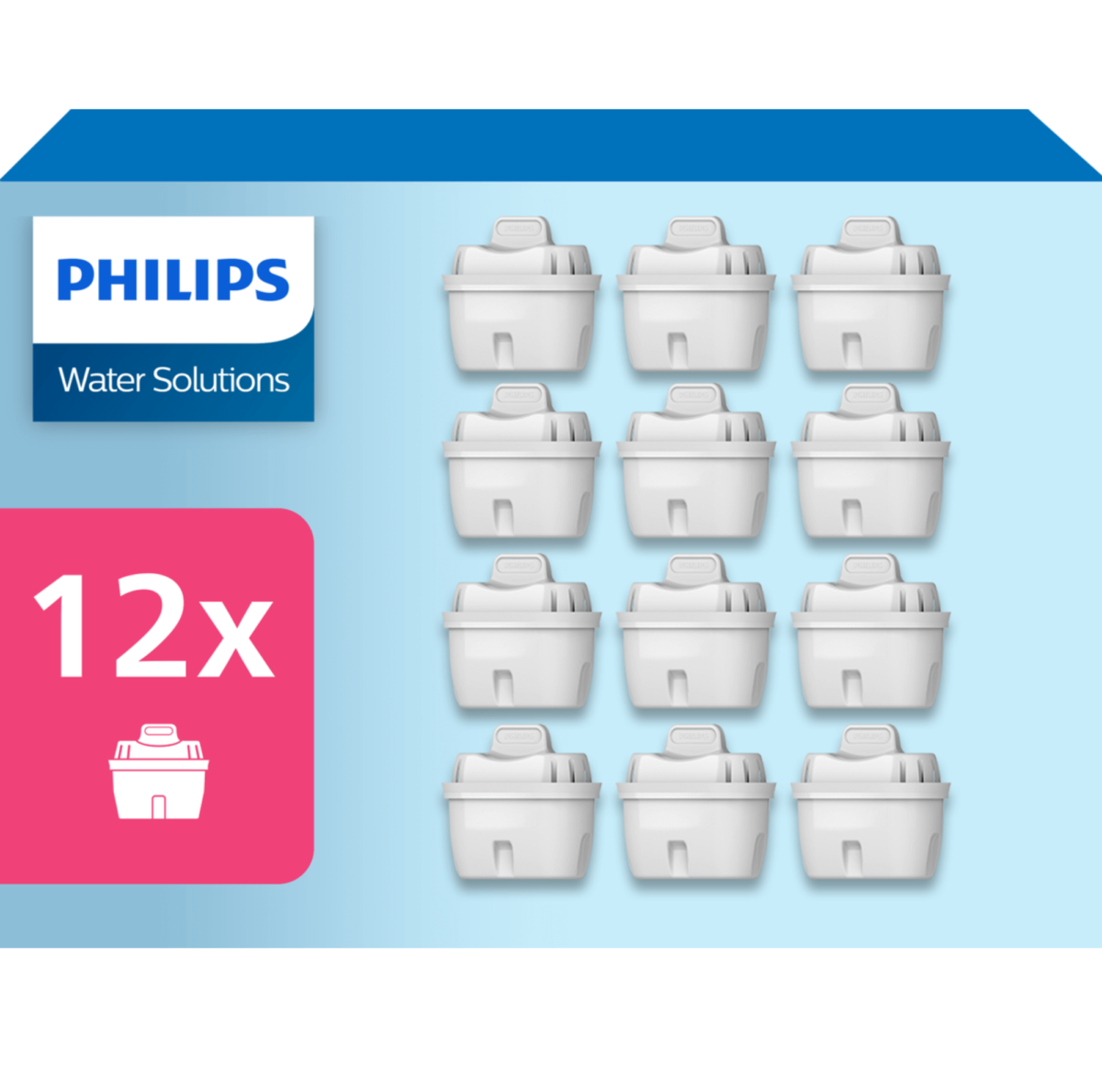 12 броя филтри за кана Philips main