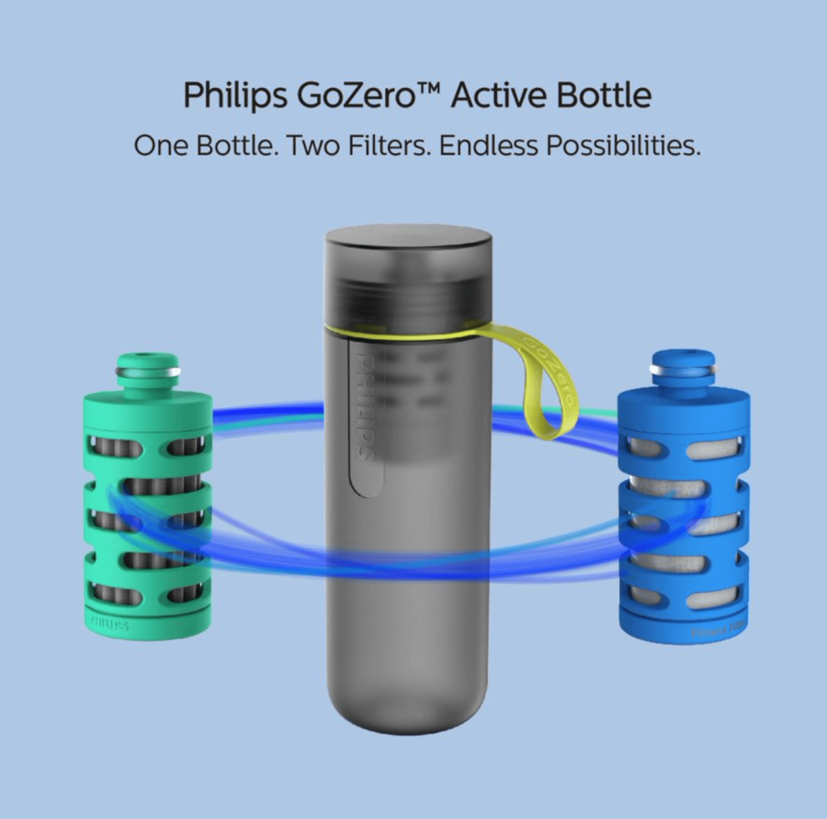 Бутилка за хидратация Philips GoZero Adventure AWP2722GRR/58 - Image 6